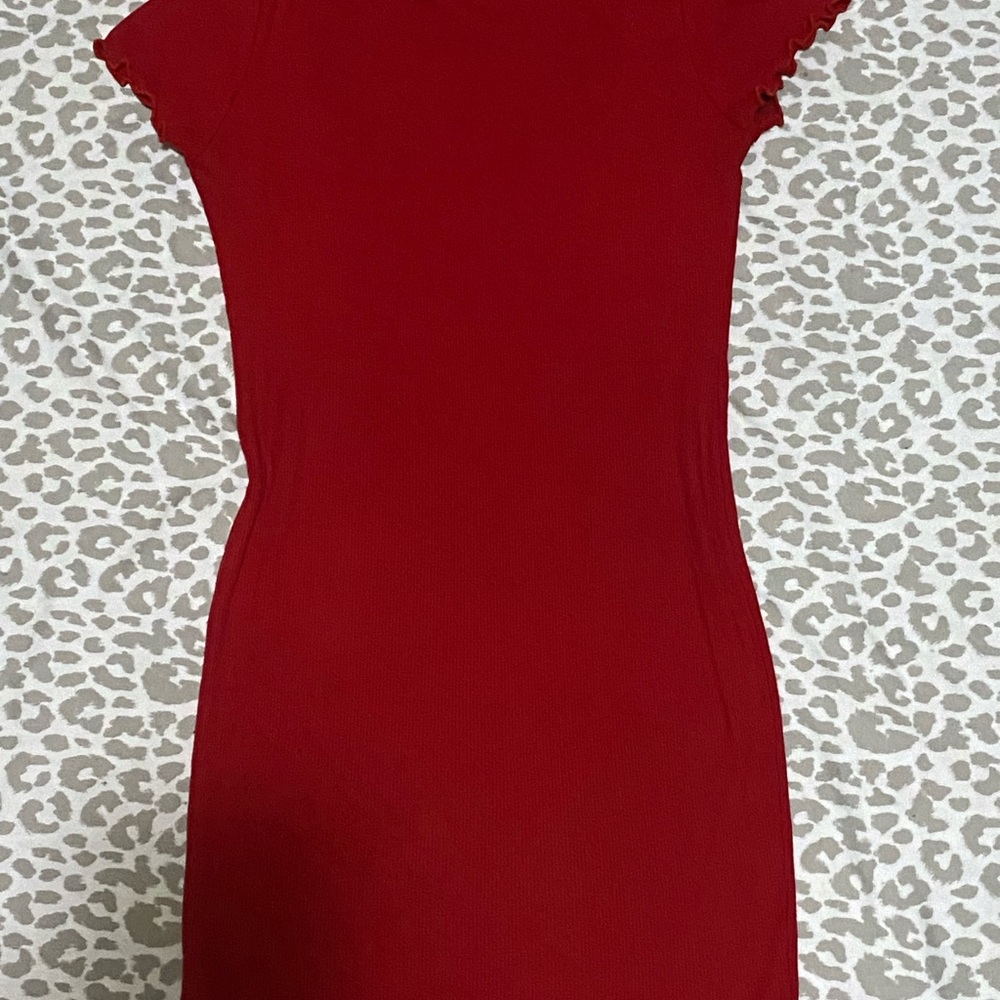 Red Bodycon Dress - Picture 5 of 6